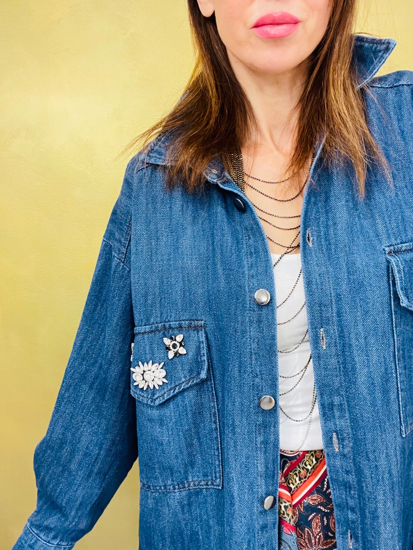 CAMICIA JEANS OVER