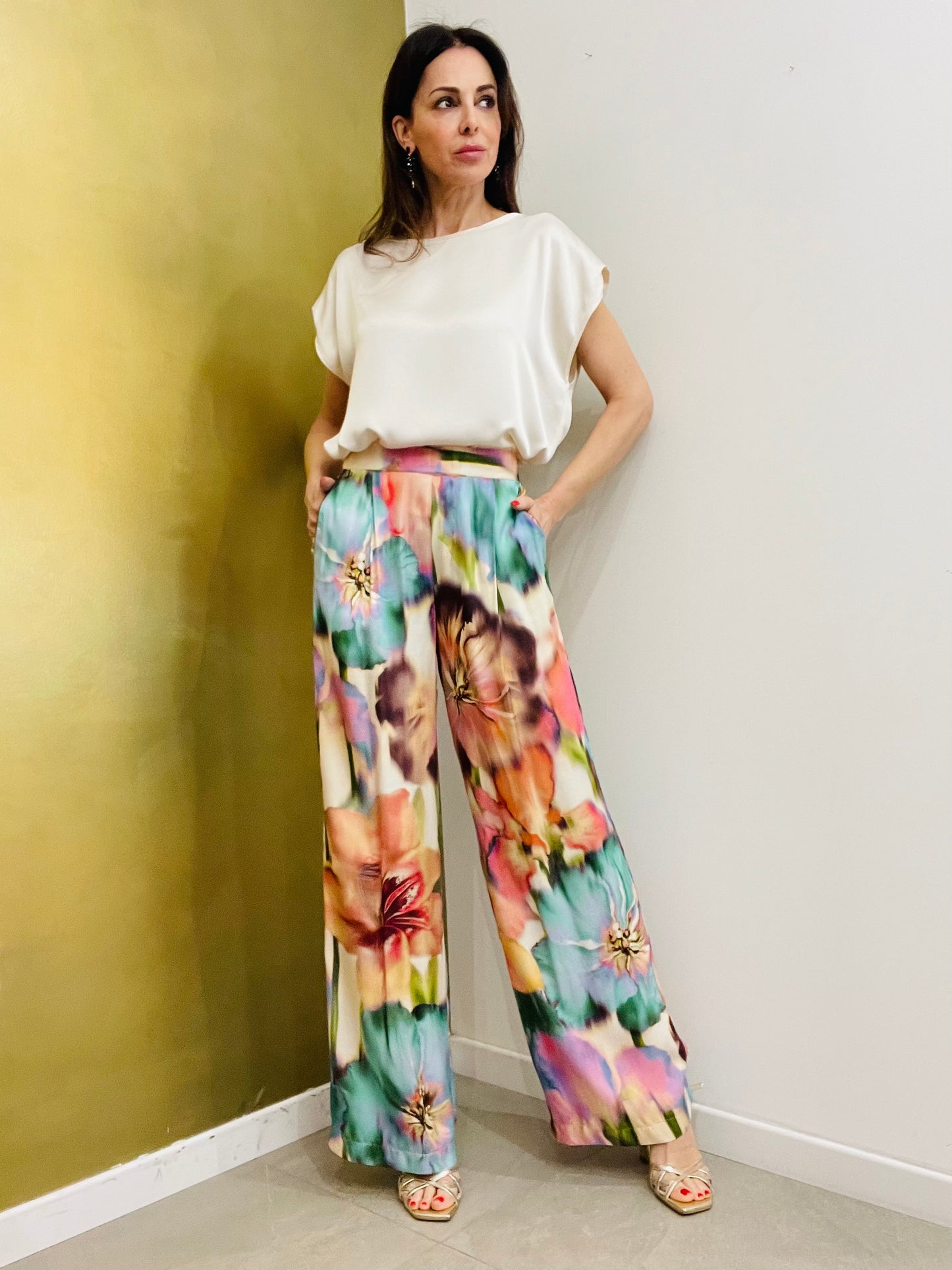 PANTALONE FANTASIA PALAZZO DIXIE