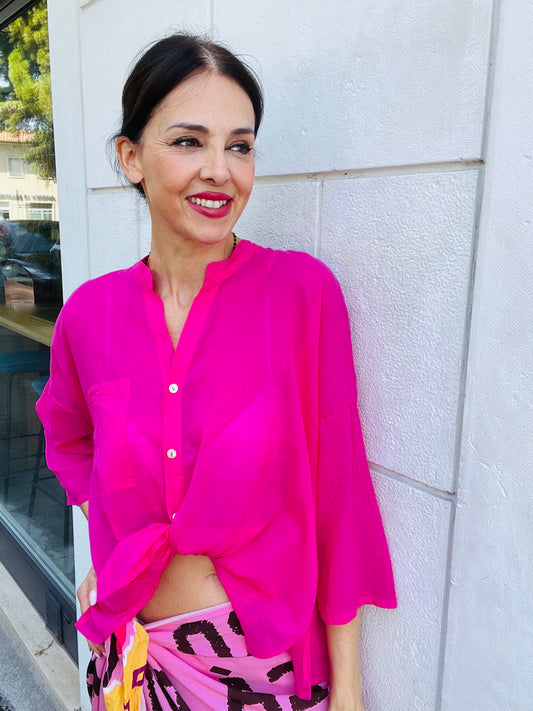 CAMICIA MUSSOLA TASCHINO MOTEL