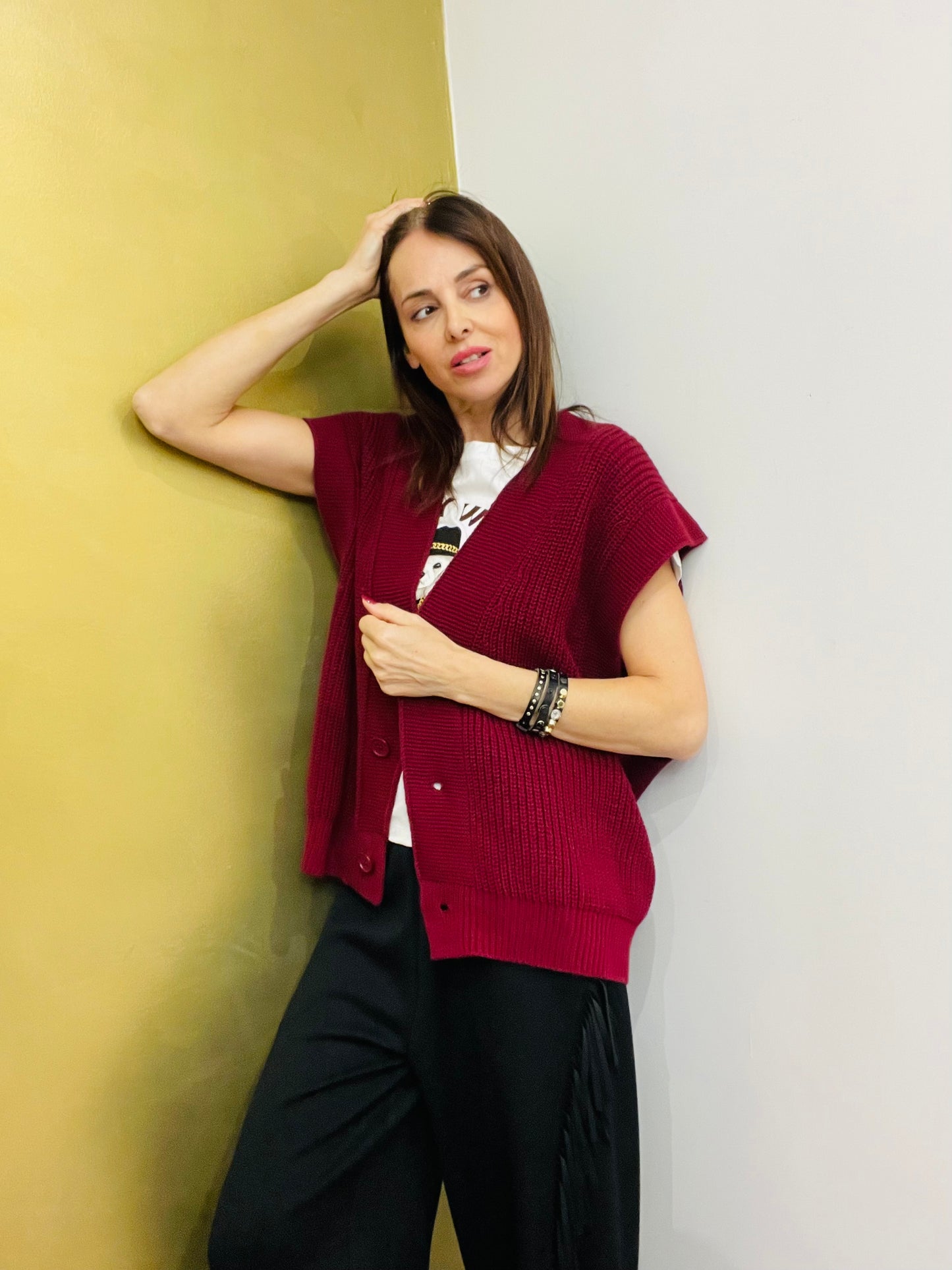 GILET IN MAGLIA
