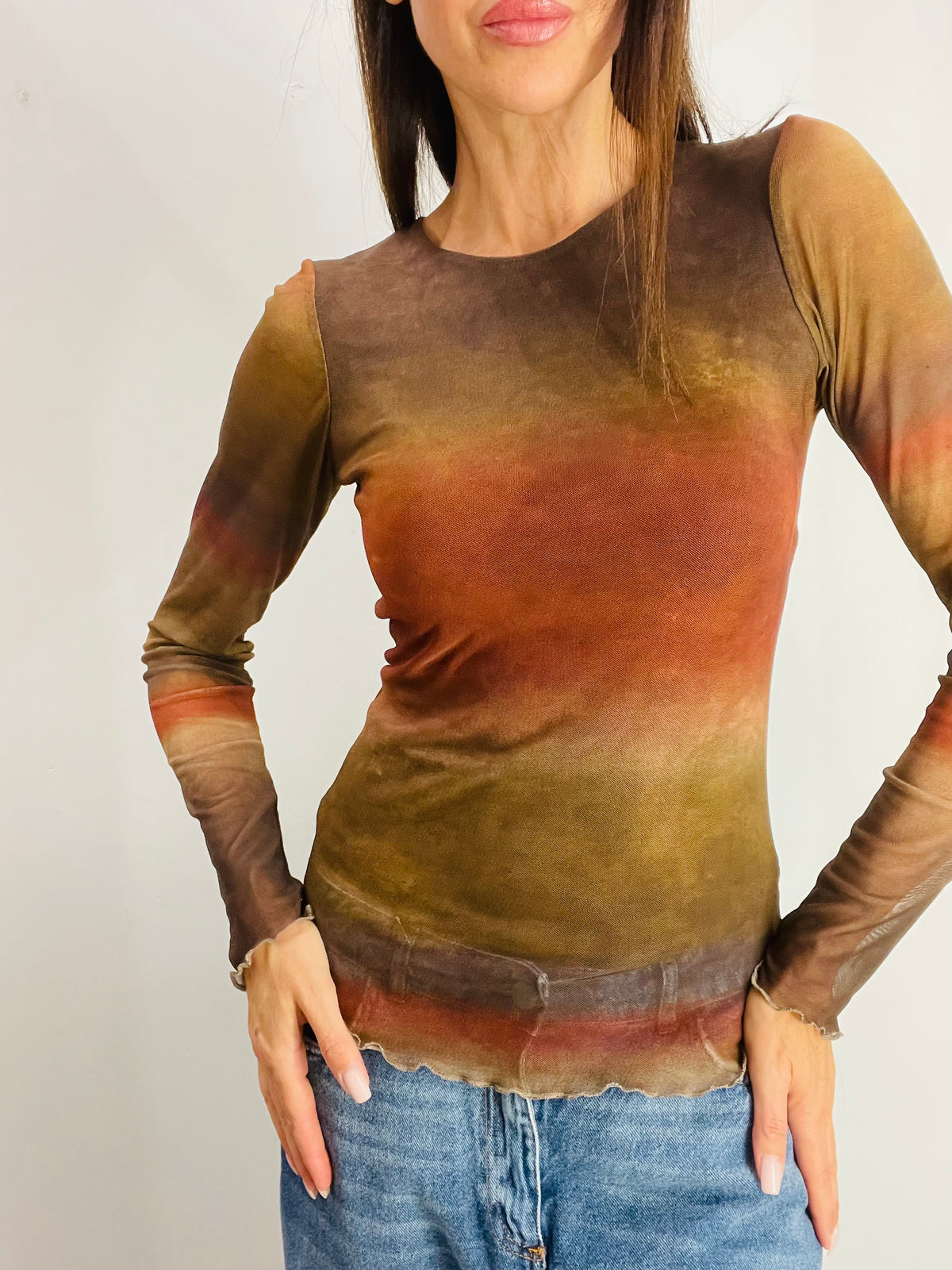 MAGLIA TULLE SFUMATA