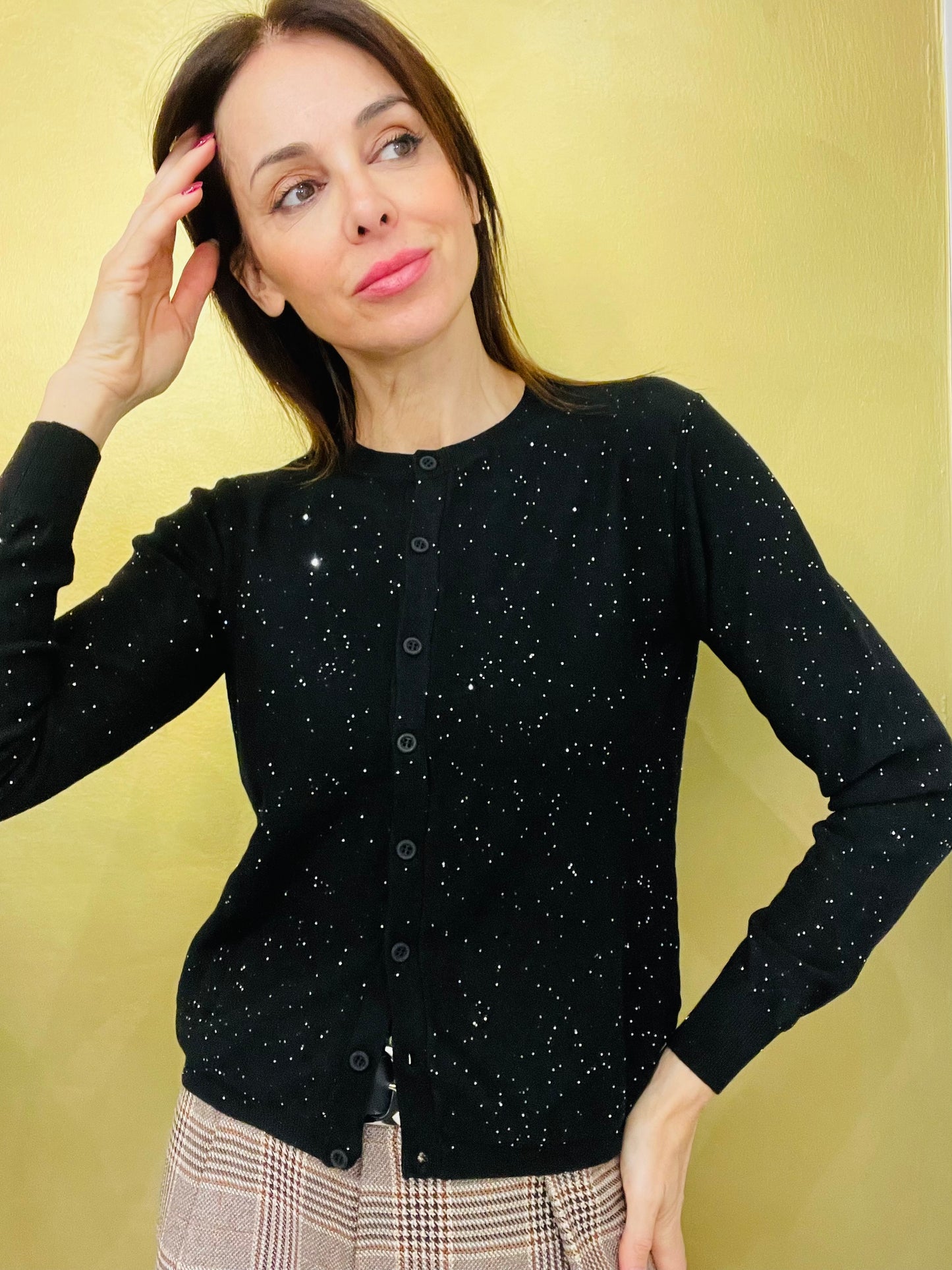 CARDIGAN MICROPAILLETTES