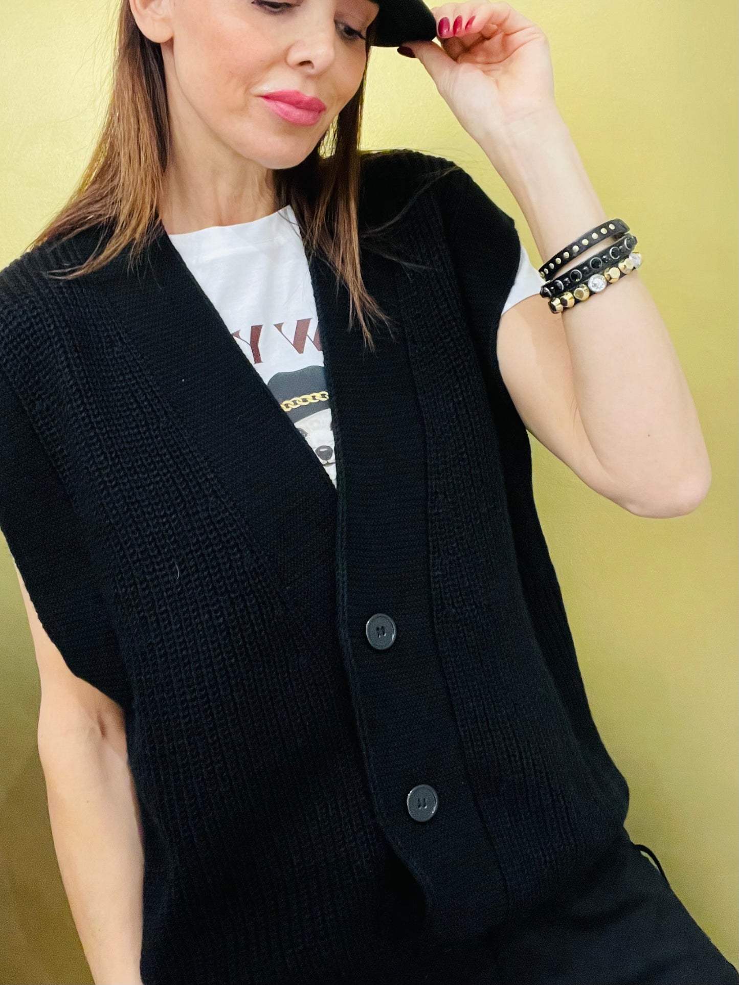 GILET IN MAGLIA