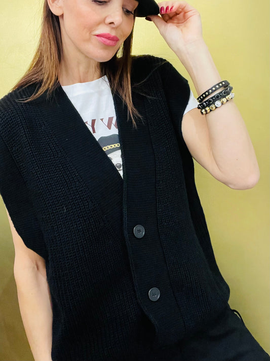 GILET IN MAGLIA