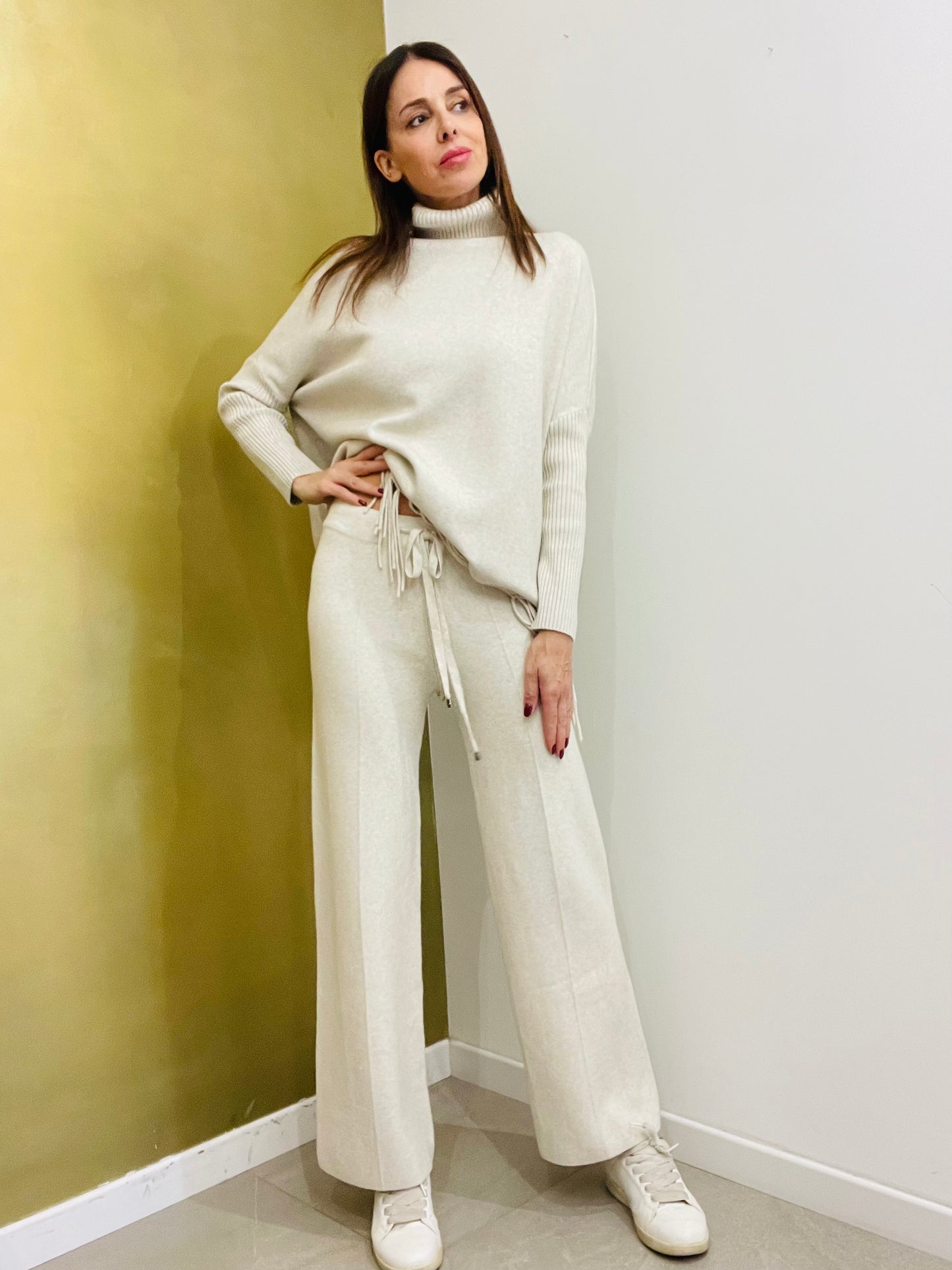 PANTALONE TUTA  IN MAGLIA