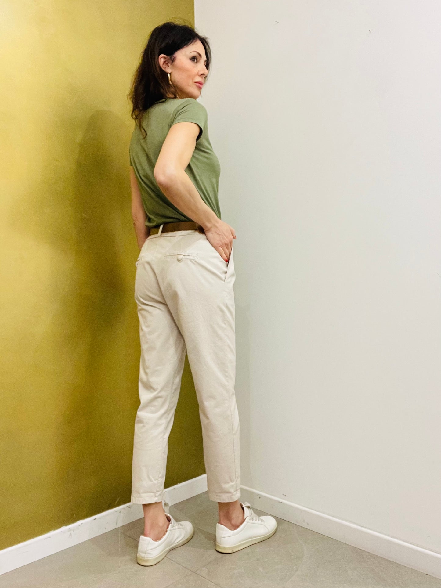 PANTALONE CHINO TENSIONE IN