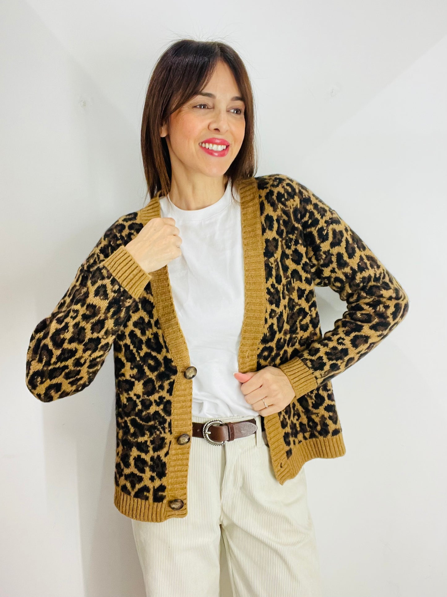 CARDIGAN MACULATO
