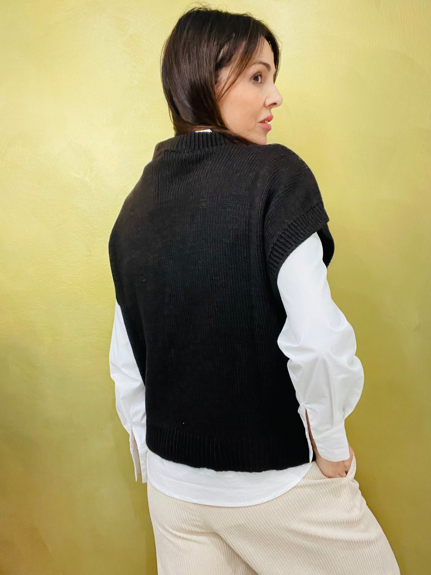 GILET ROMBI LUREX