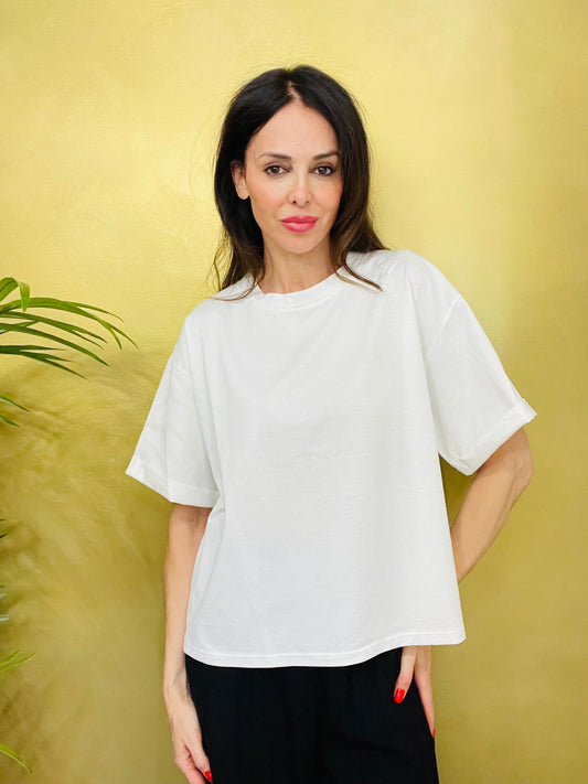 T-SHIRT GIROCOLLO OVER