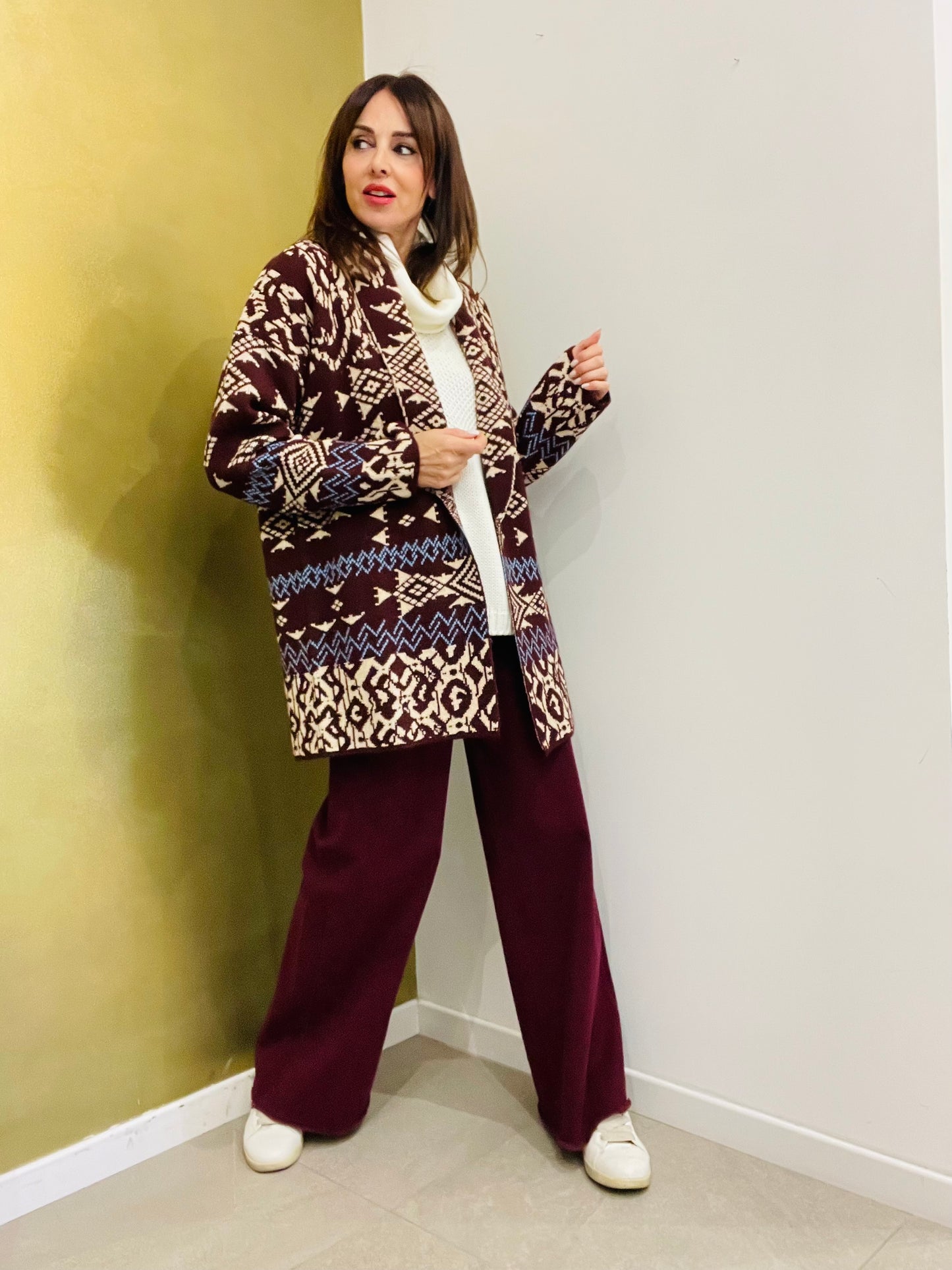 CARDIGAN LUNGO FANTASIA