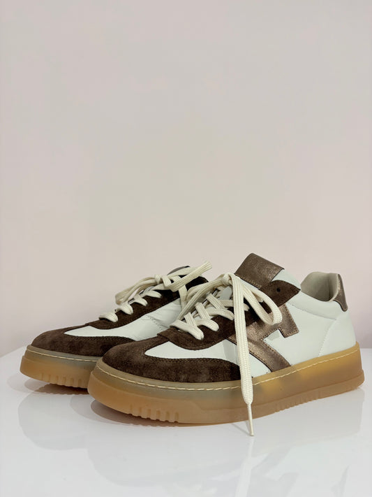 SNEAKERS IN PELLE E CAMOSCIO