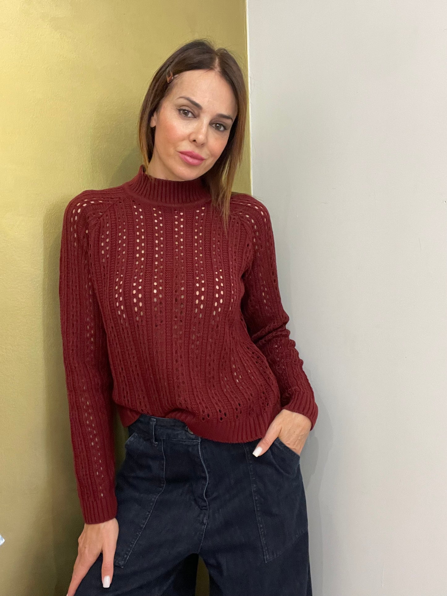 MAGLIA LUPETTO TRAFORATA