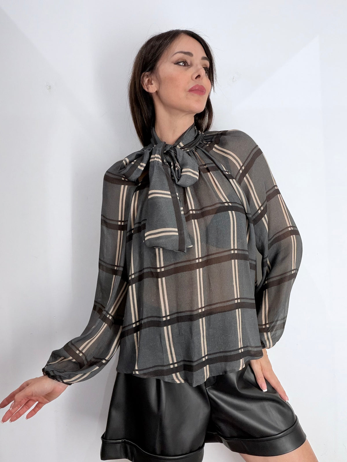 BLUSA FANTASIA CHECK