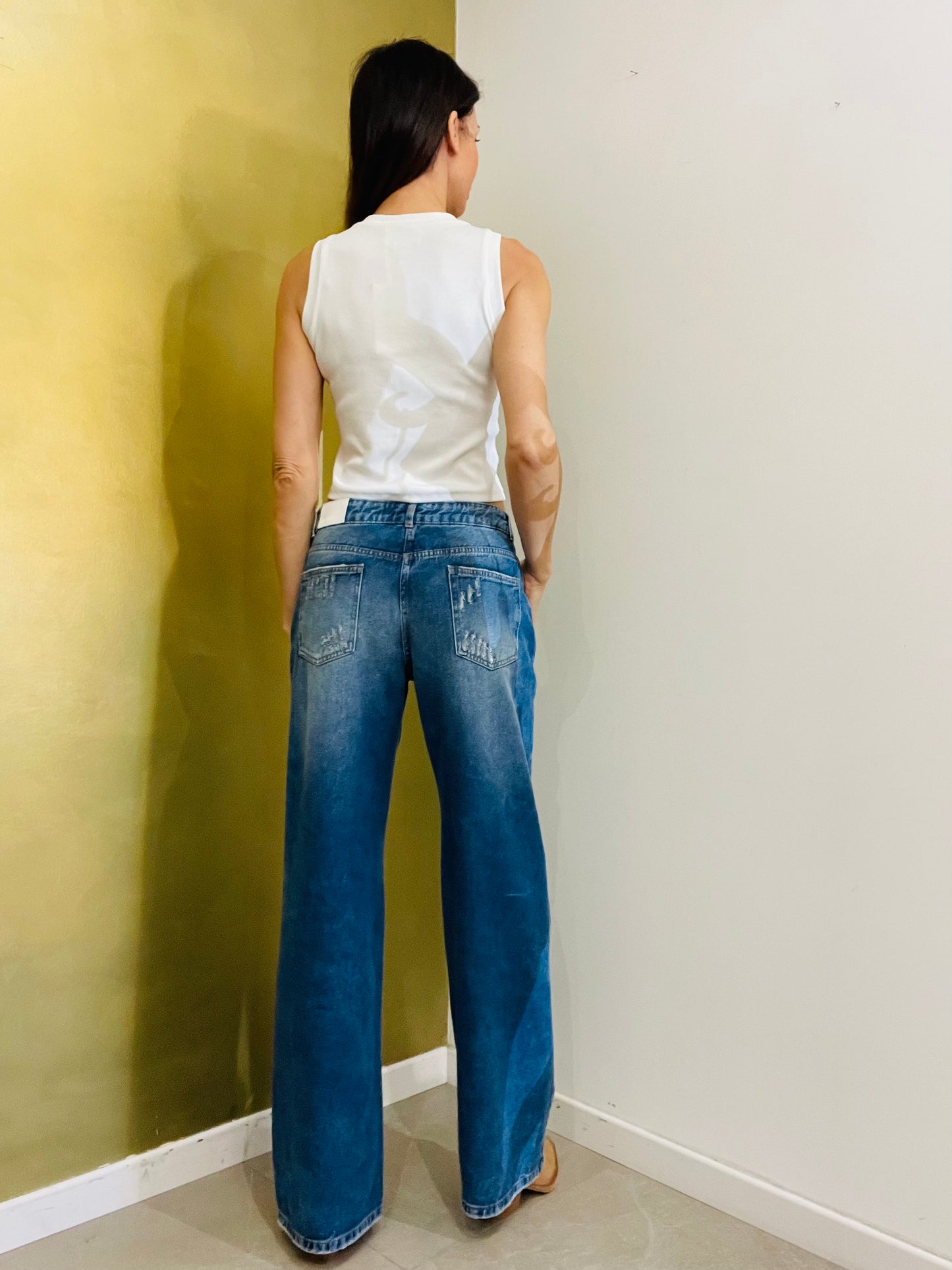JEANS BOYFRIEND BLU