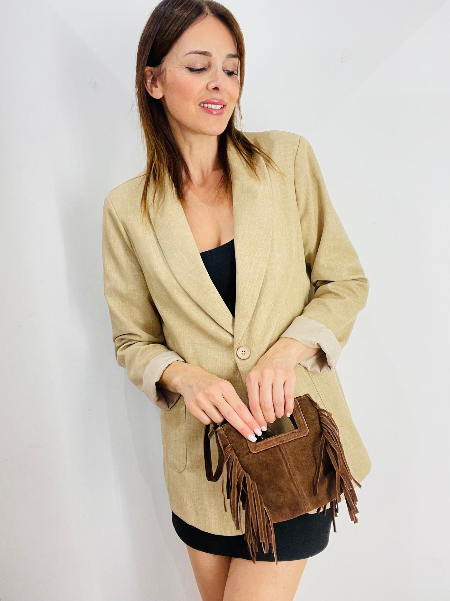 BORSA MINI CON FRANGE