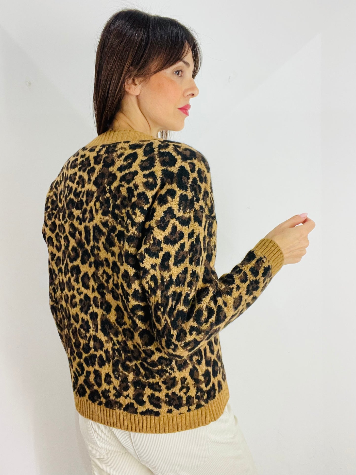 CARDIGAN MACULATO