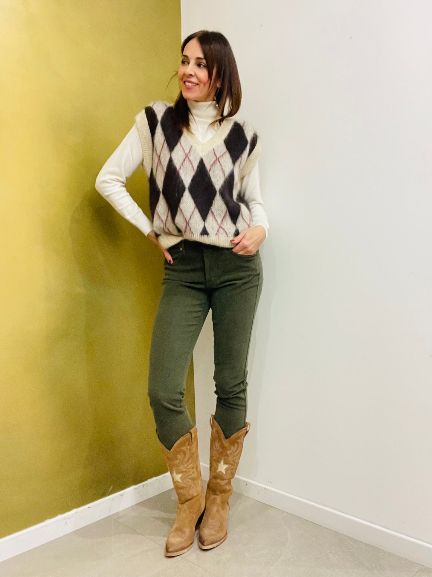 PANTALONE VELLUTINO SKINNY