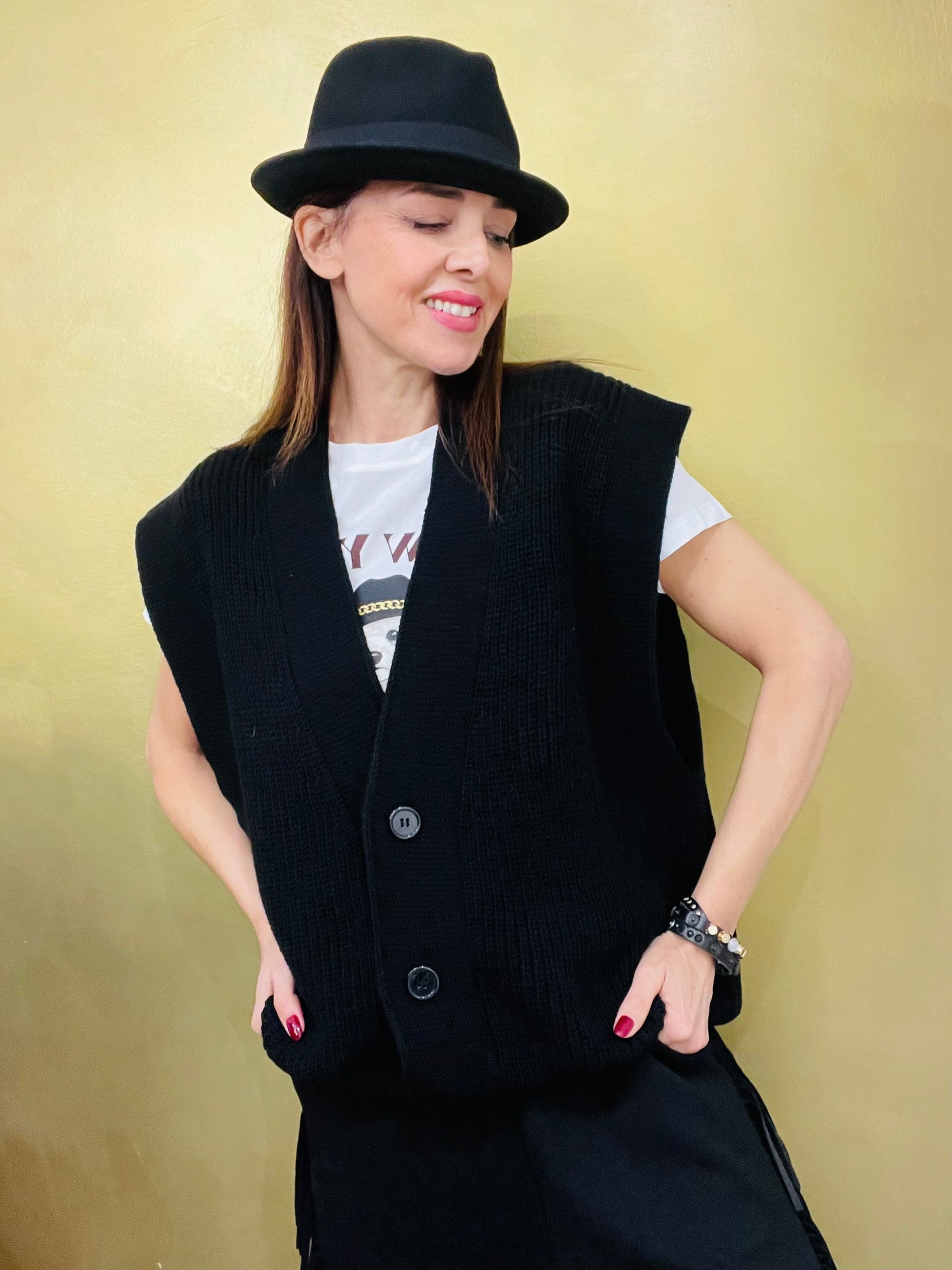 GILET IN MAGLIA