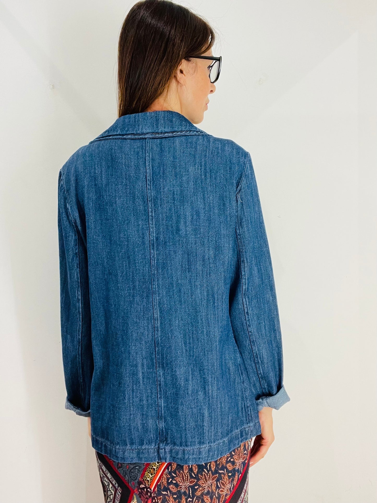BLAZER JEANS CON SPILLE