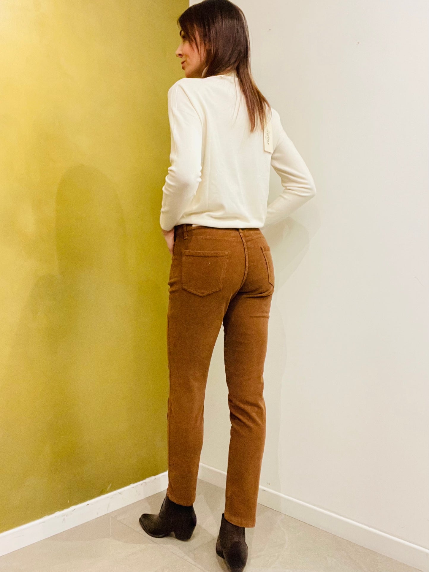 PANTALONE VELLUTINO SKINNY