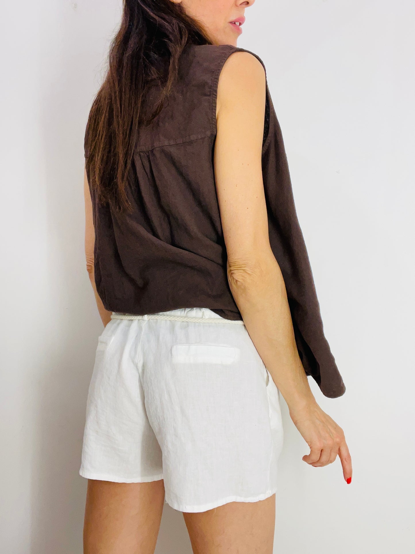 SHORTS PALLONCINO LINO