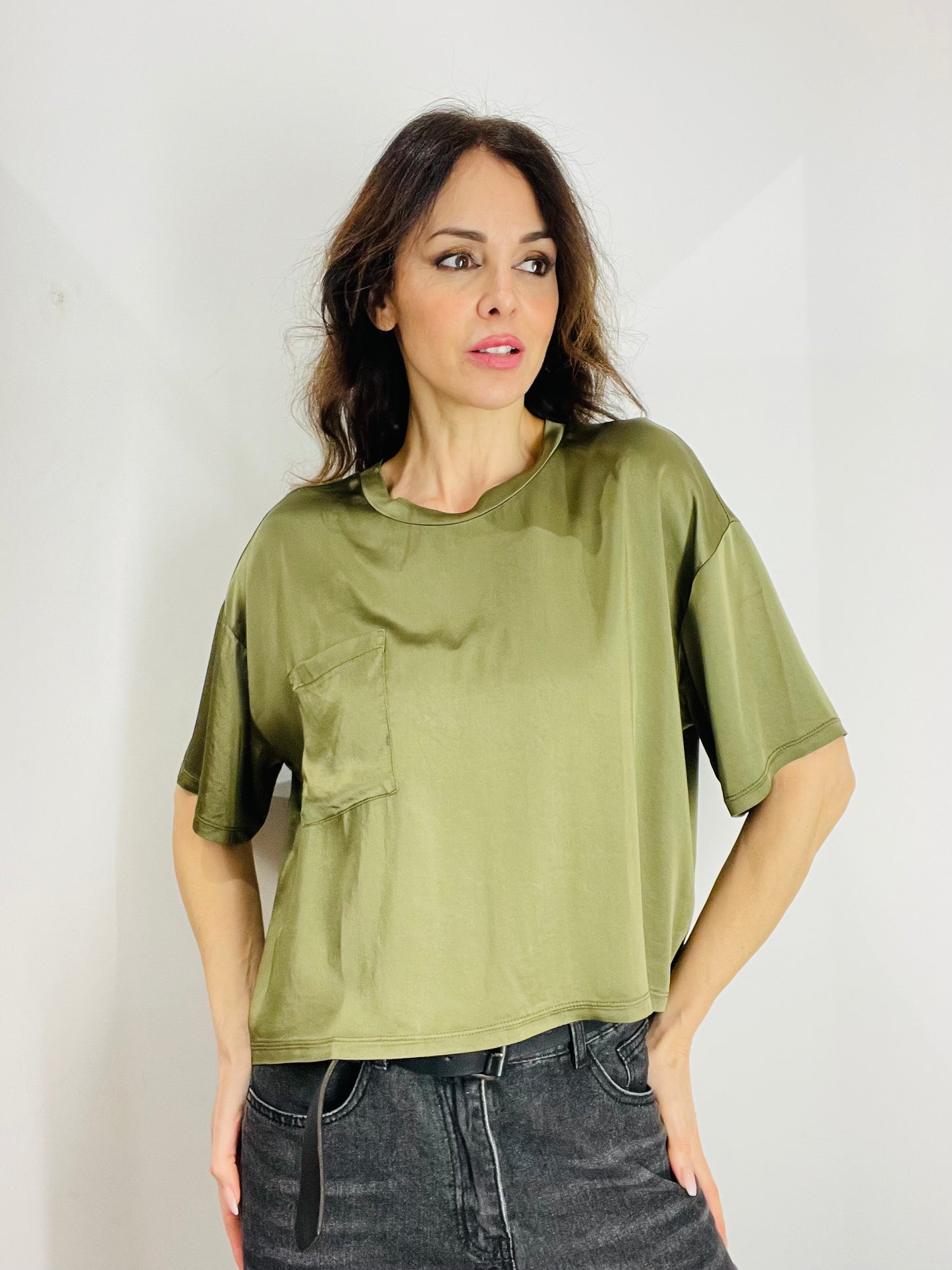 BLUSA CON TASCHINO