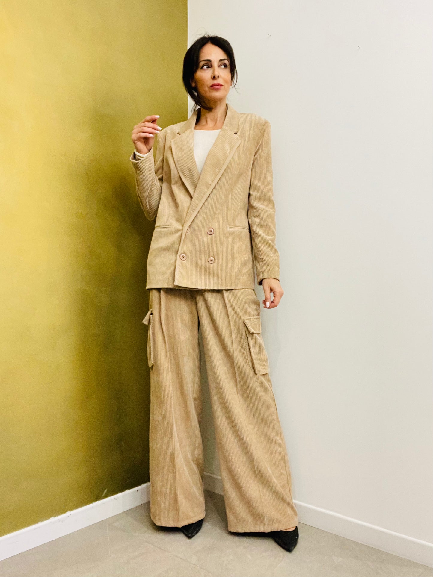 PANTALONE CARGO VELLUTINO SUSYMIX ELITE