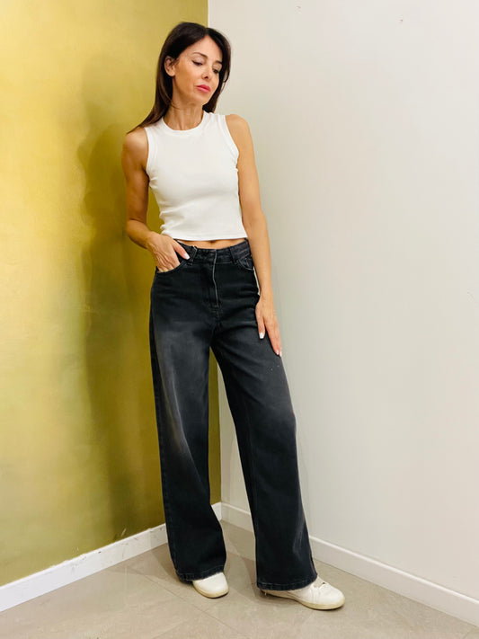 JEANS NERO RELAX FIT