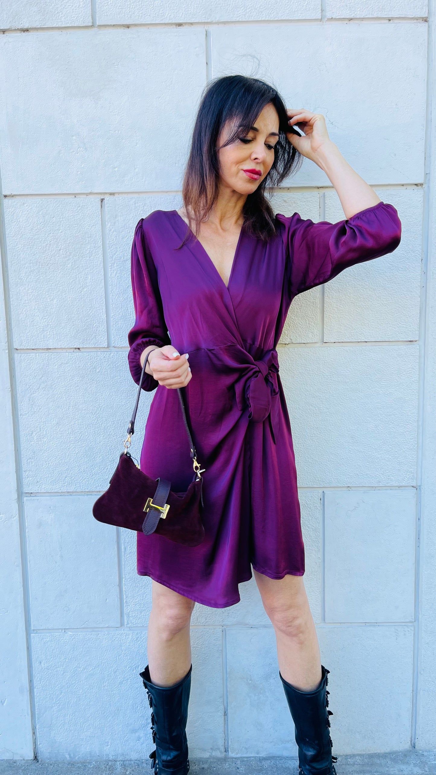 ABITO INCROCIO SATIN