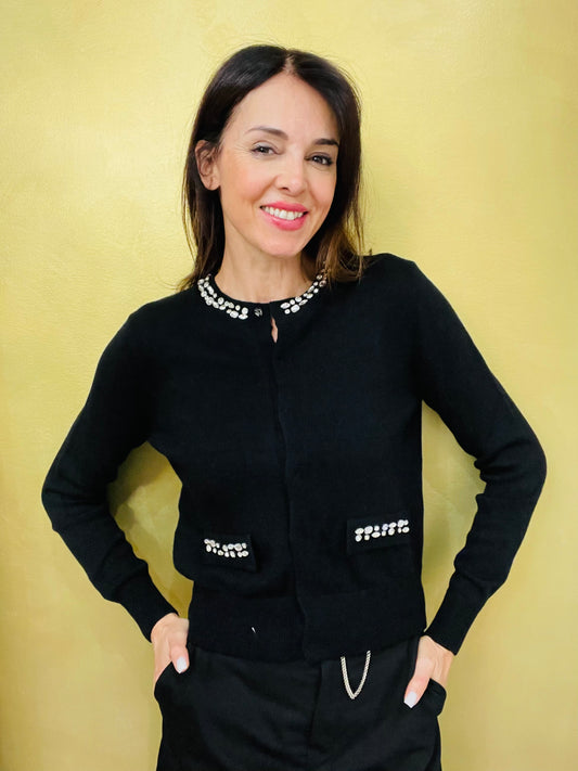CARDIGAN CON STRASS