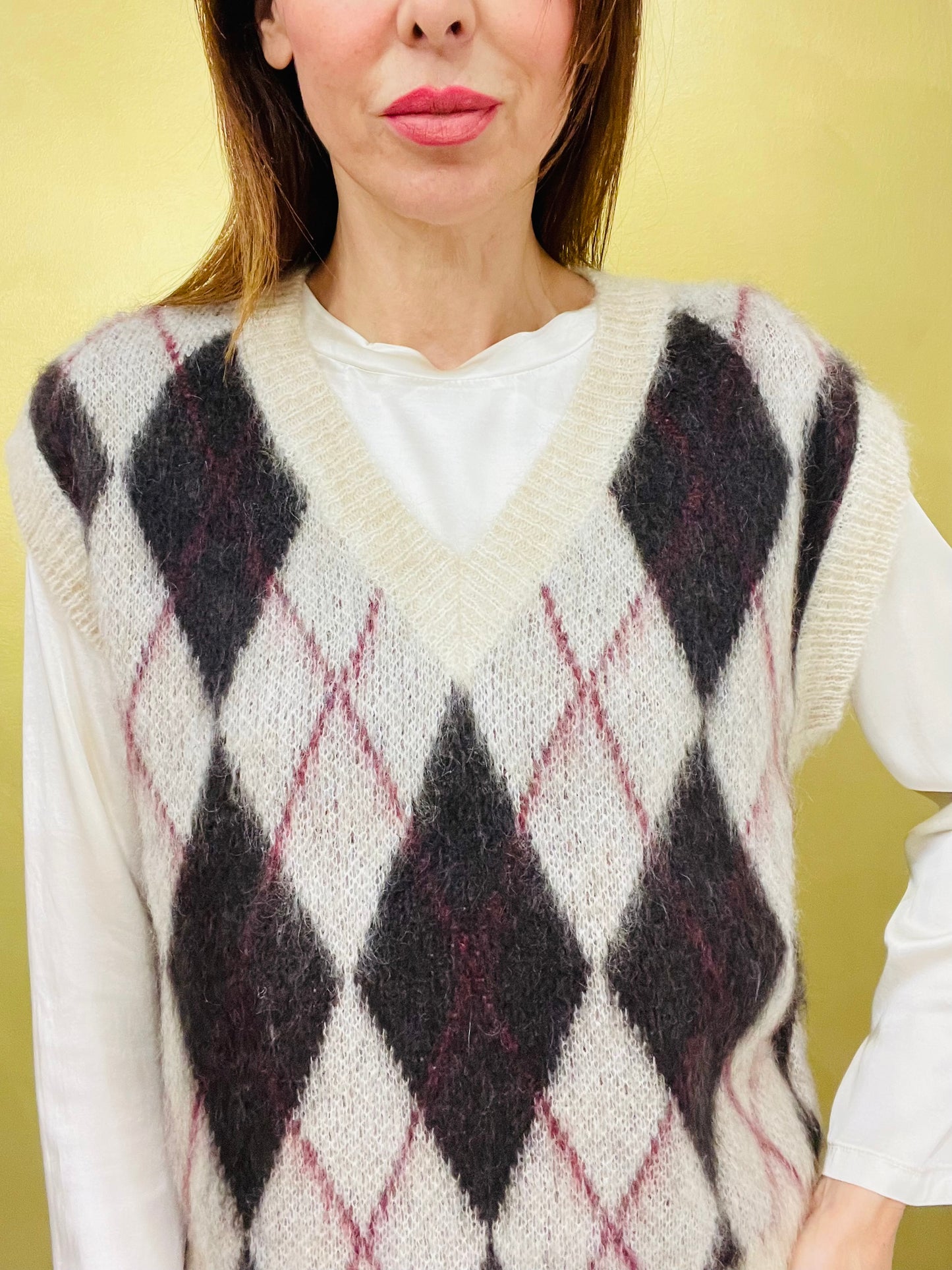 GILET OVER ROMBI