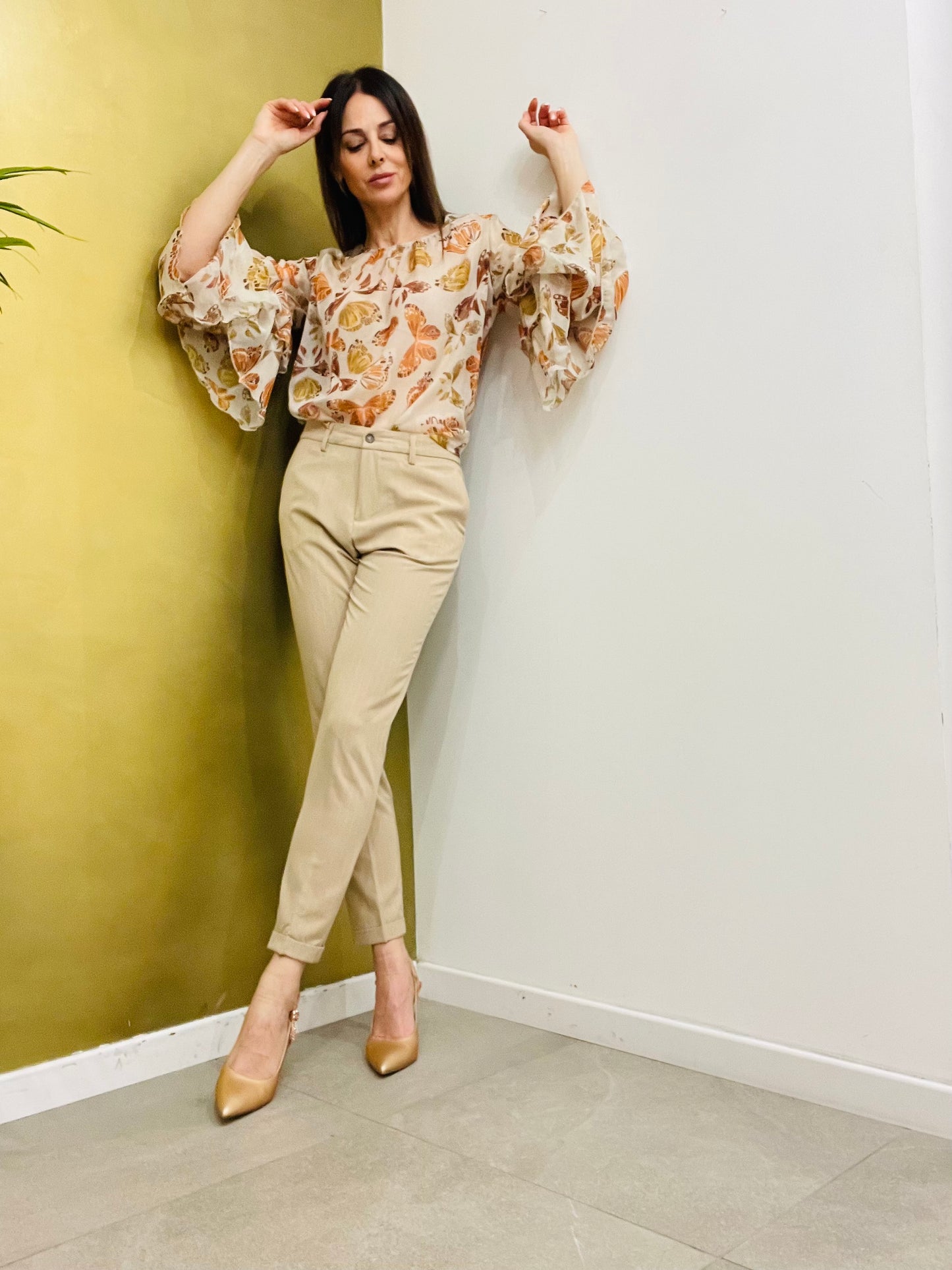 PANTALONE SIGARETTA GESSATO SQUAD