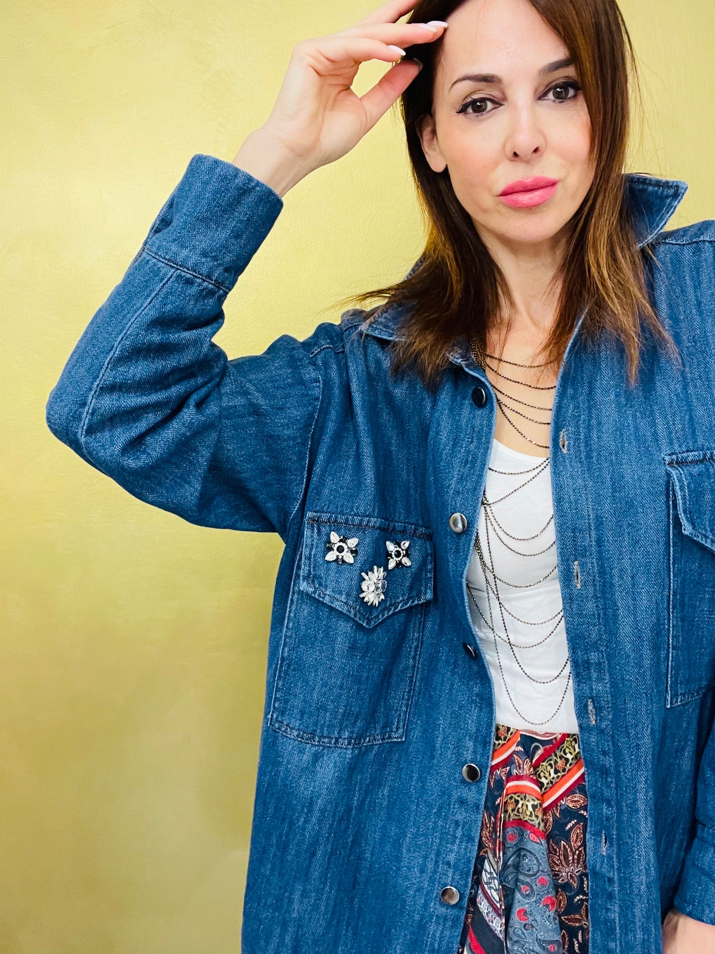 CAMICIA JEANS OVER