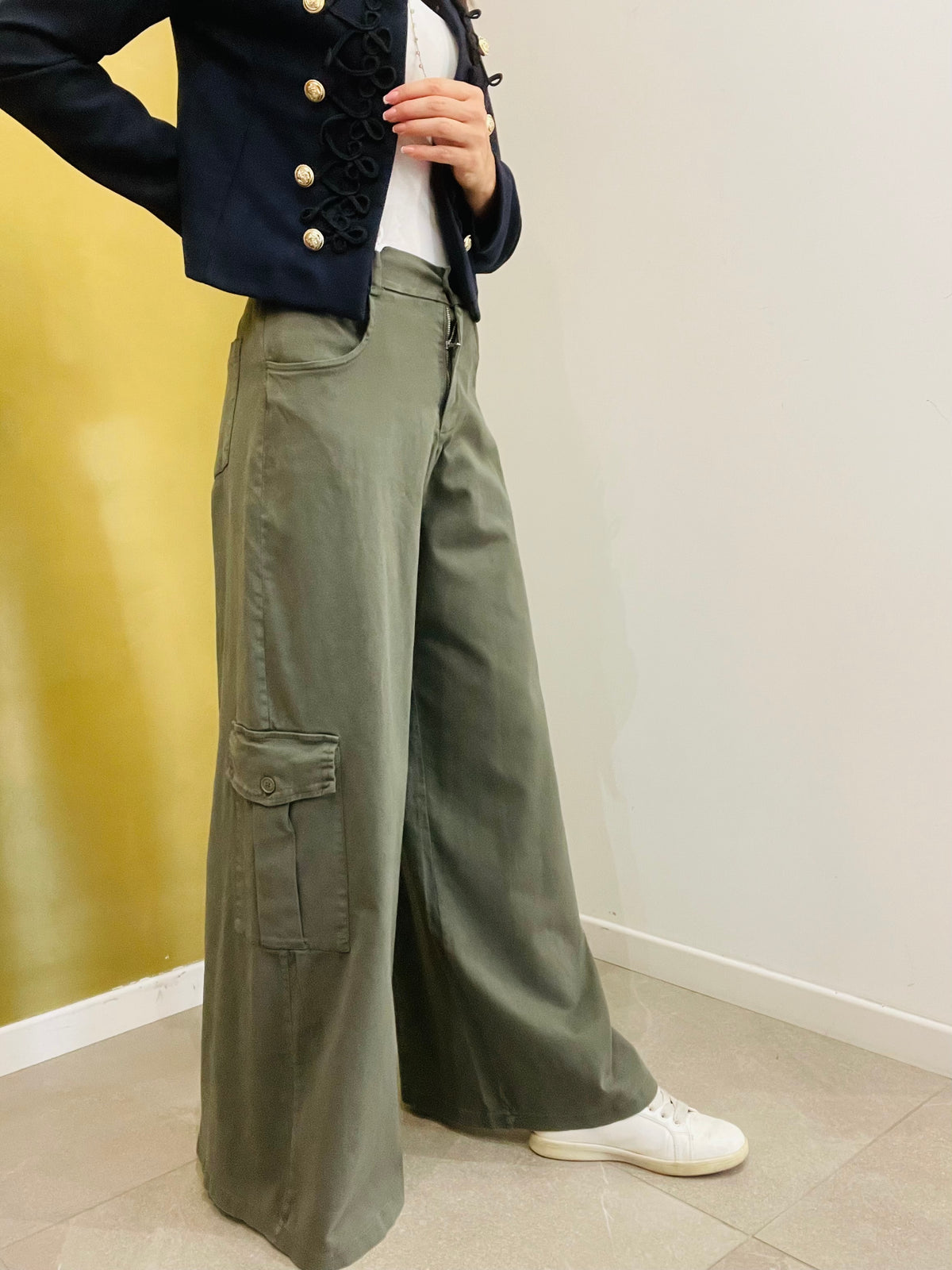 PANTALONE PALAZZO AMPIO CARGO