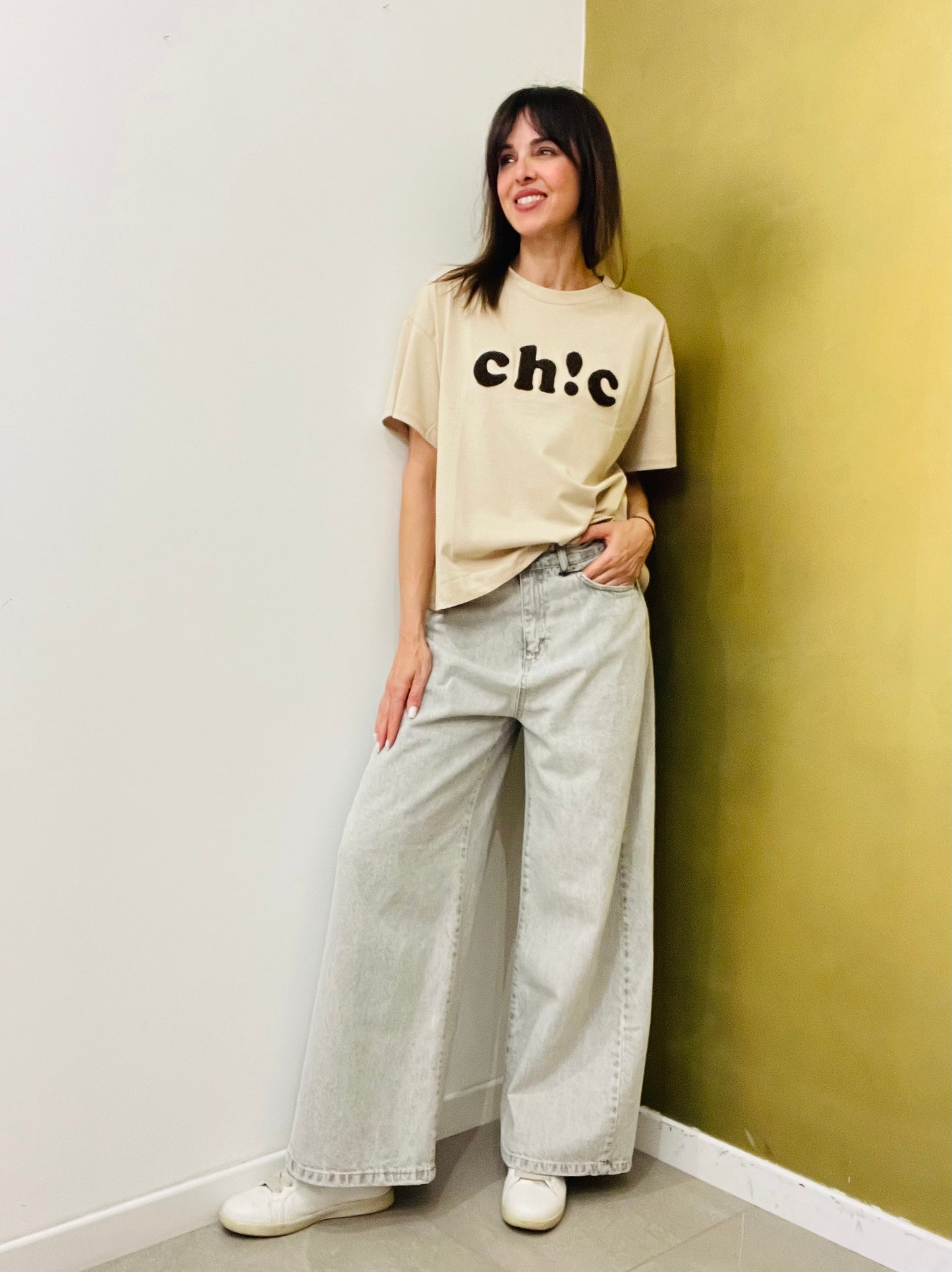 T-SHIRT STAMPA CHIC