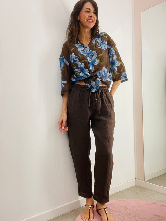 PANTALONE CHINO LINO