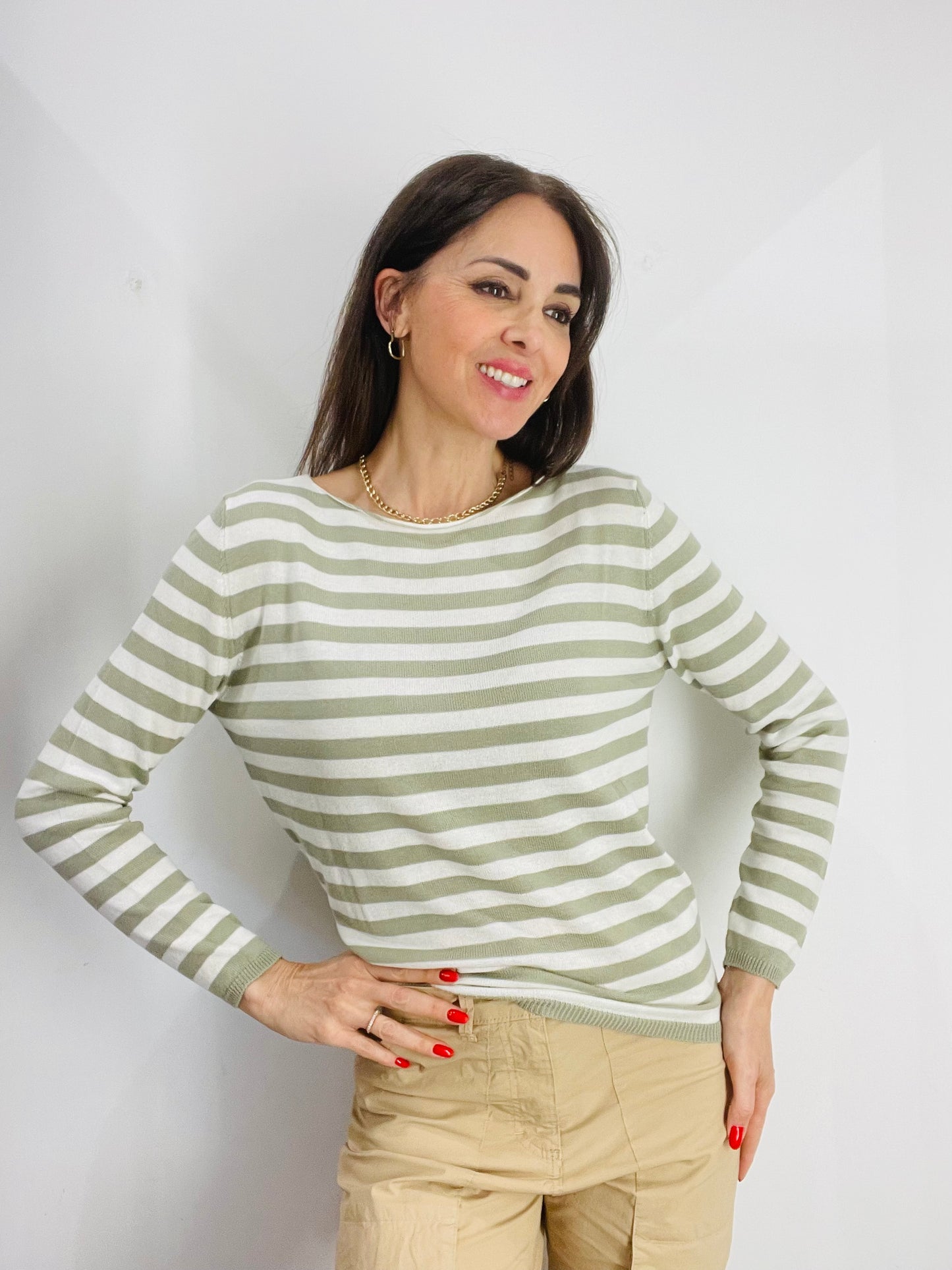 MAGLIA BARCHETTA RIGHE