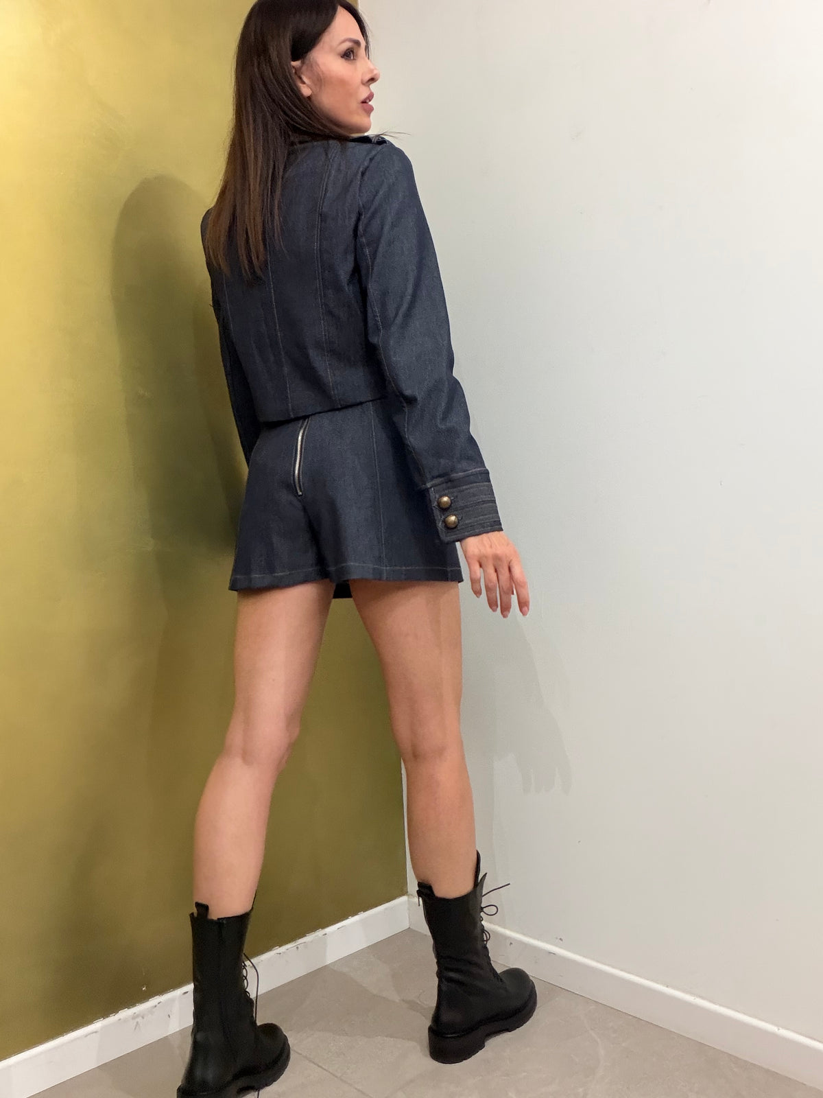 MINI SHORTS DENIM LUMINA