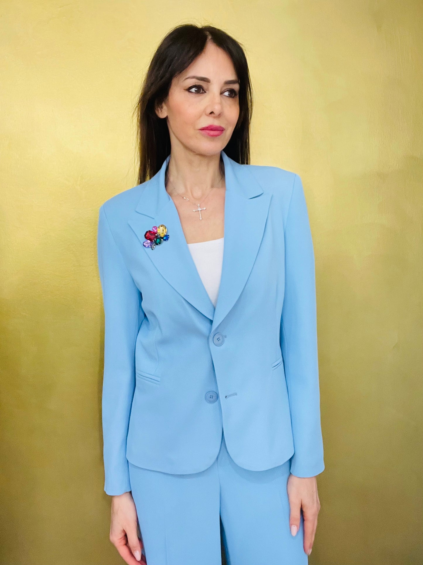 GIACCA AZZURRO POLVERE