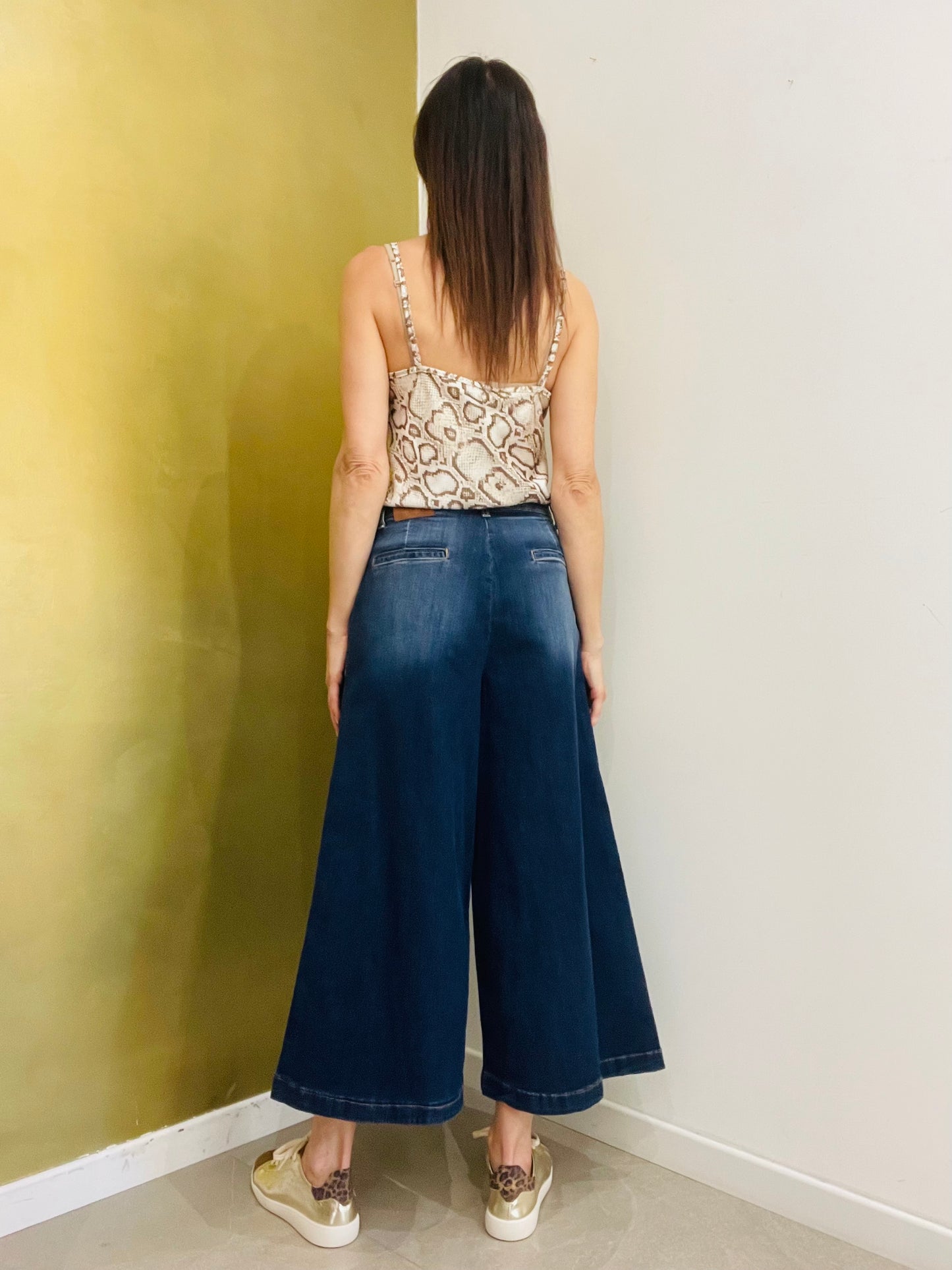 JEANS PALAZZO CULOTTE