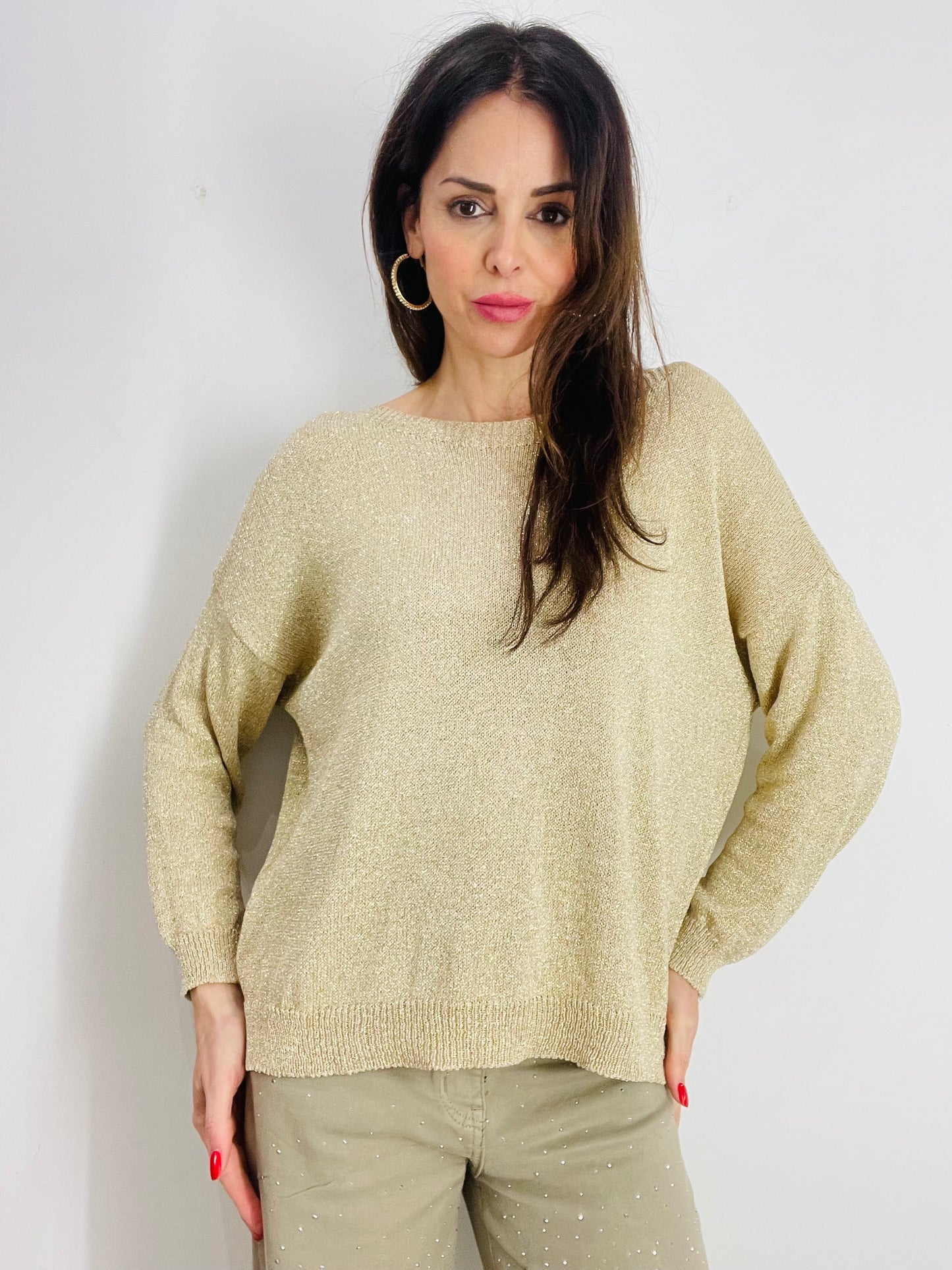 MAGLIA BARCHETTA LUREX