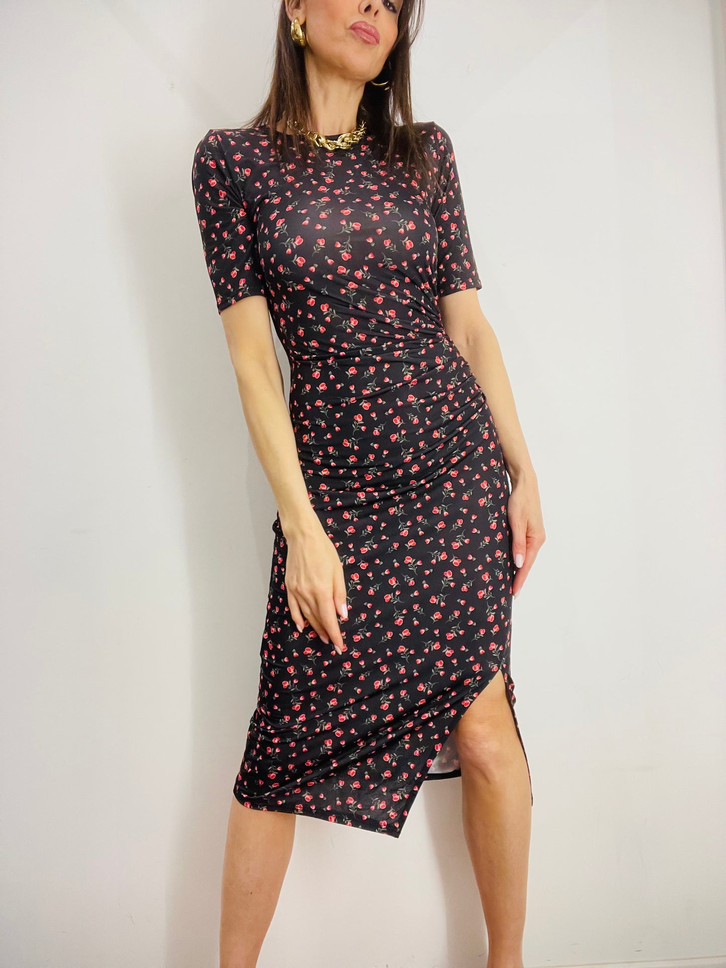 ABITO LUNGO FLOREALE