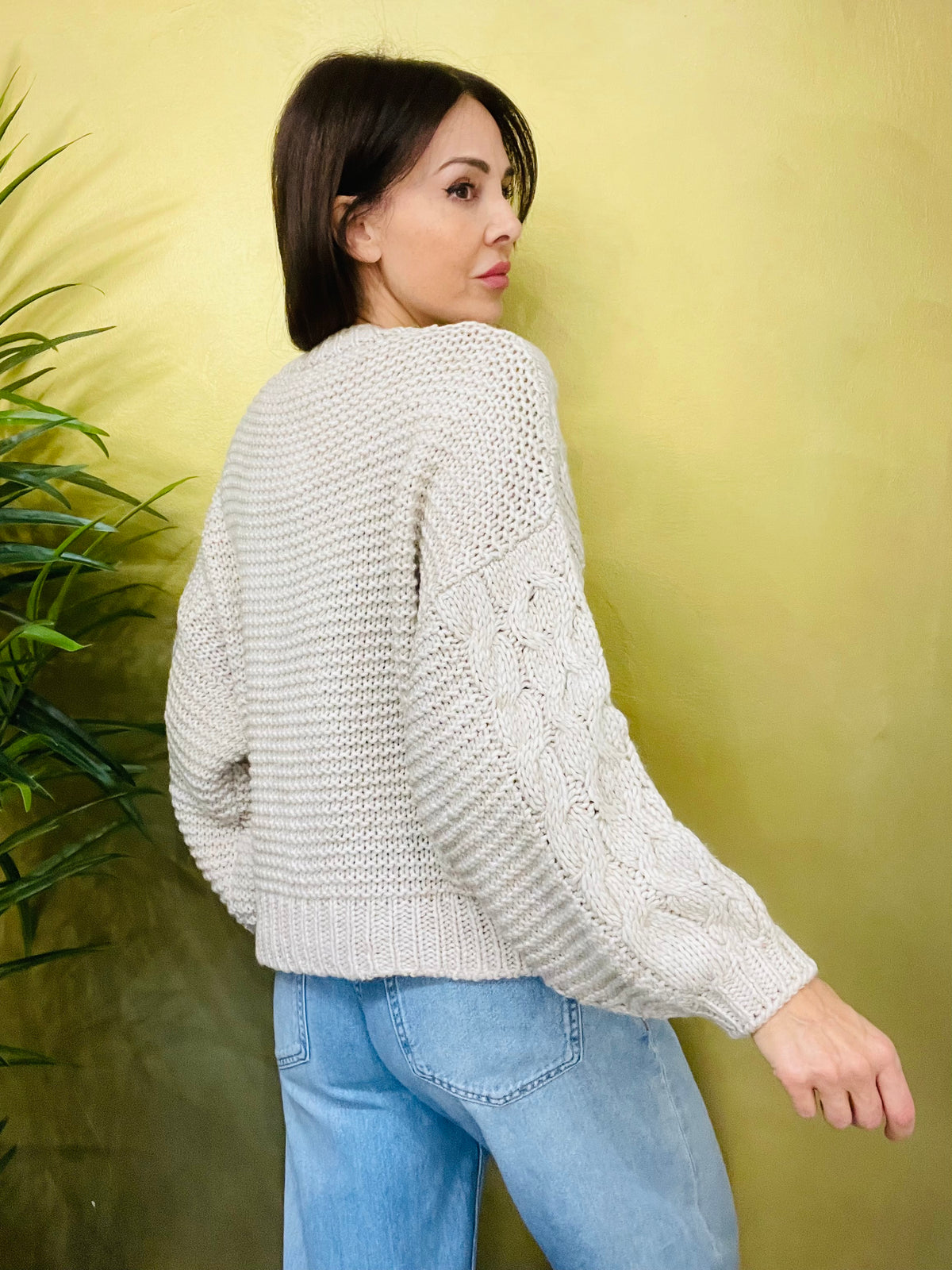 MAGLIONE TRECCE