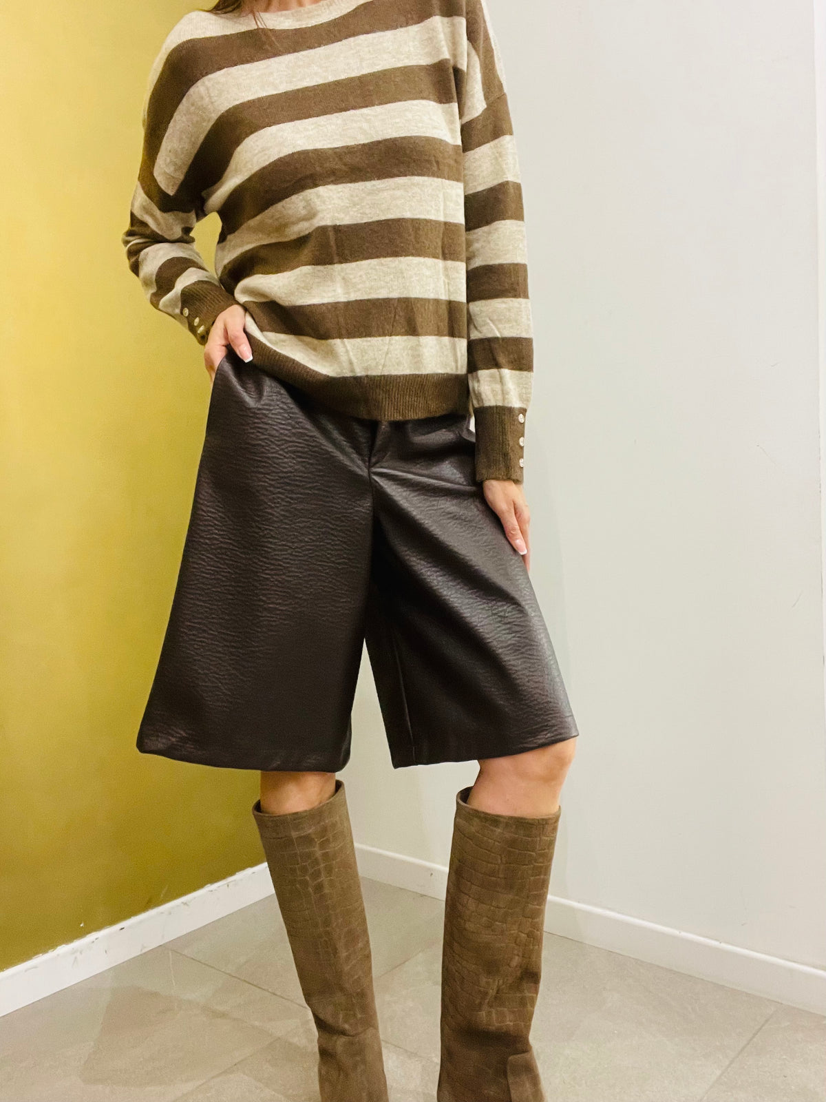 BERMUDA ECO PELLE