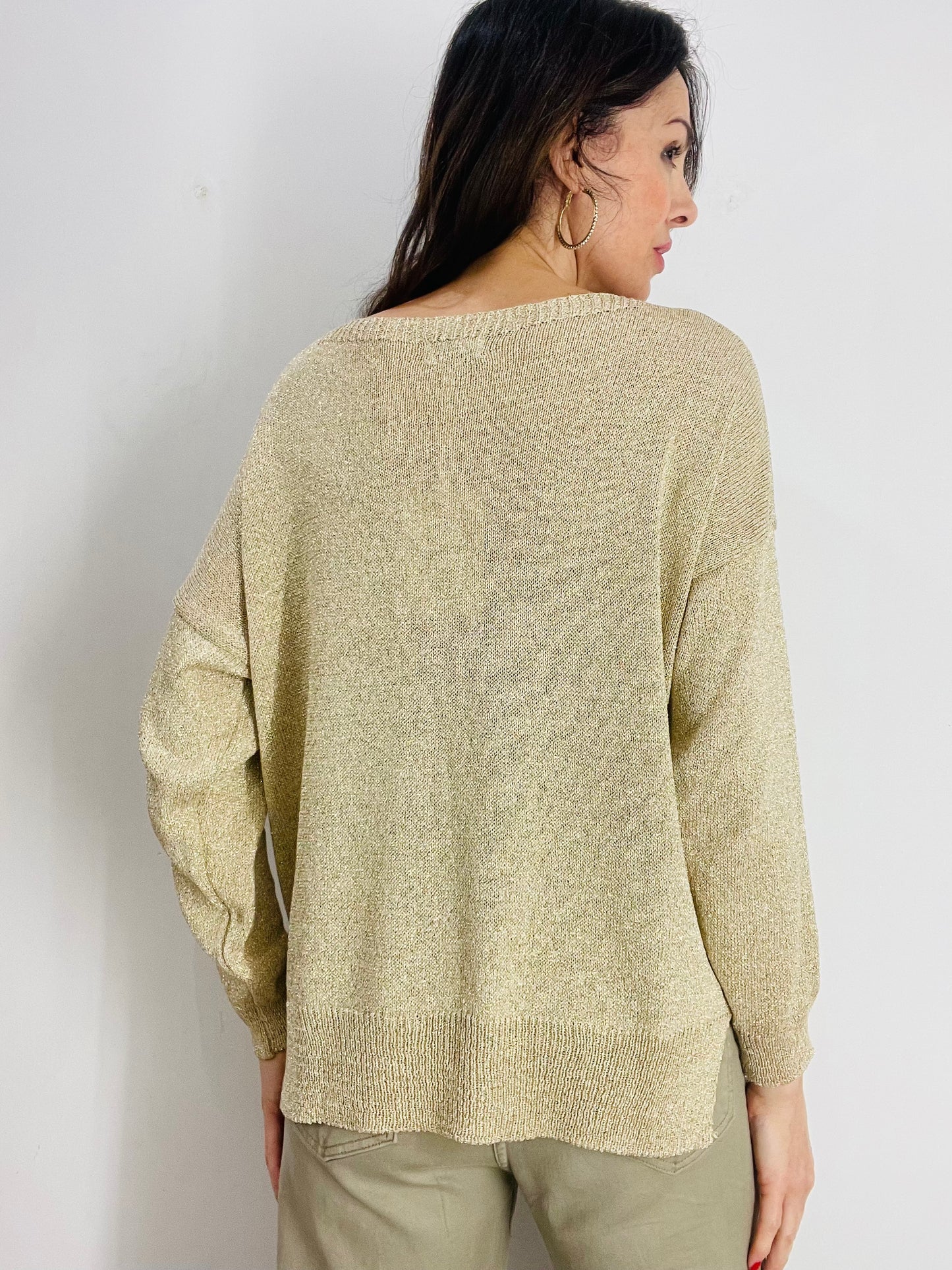 MAGLIA BARCHETTA LUREX