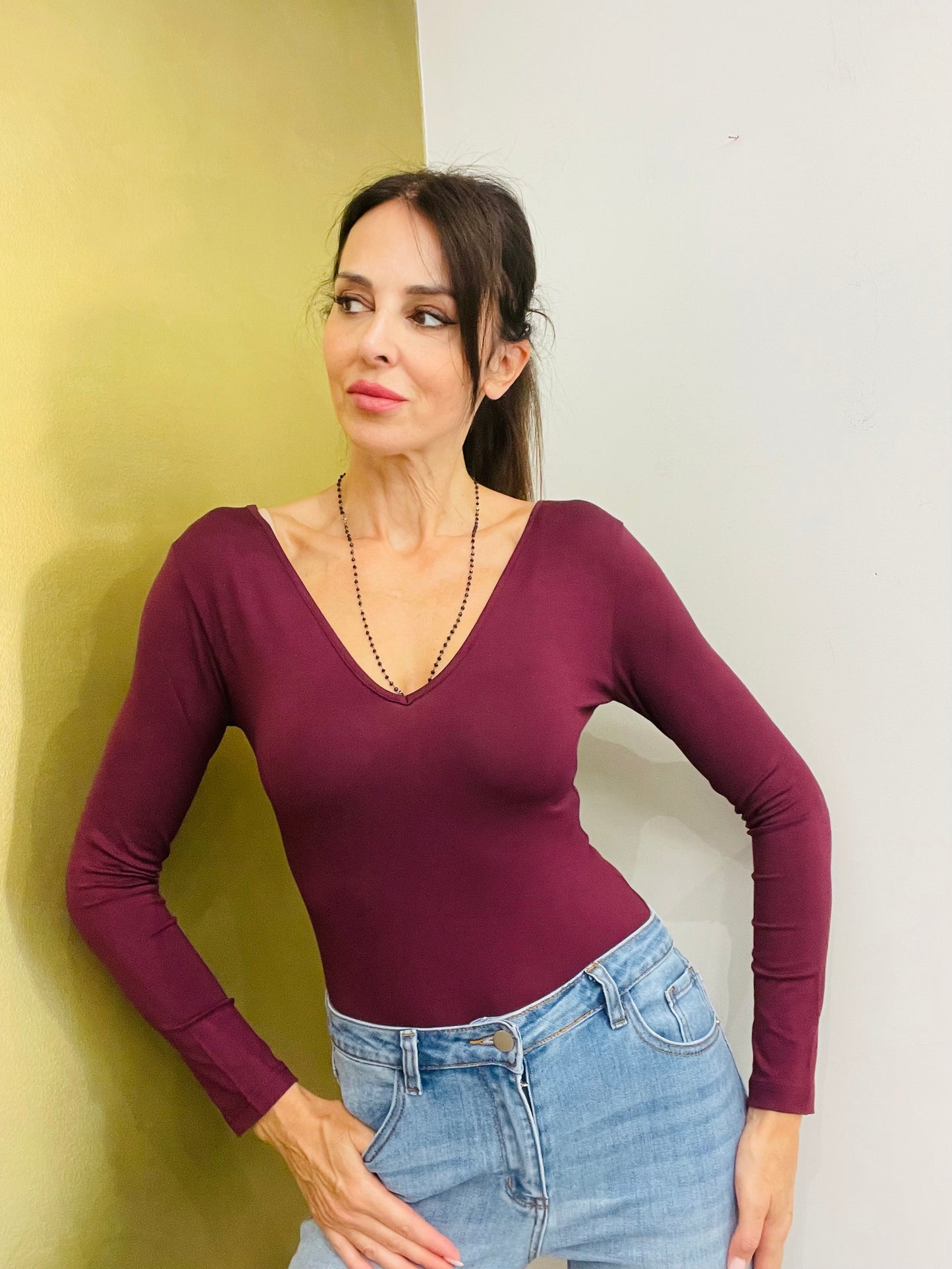 MAGLIA A V DOPPIA