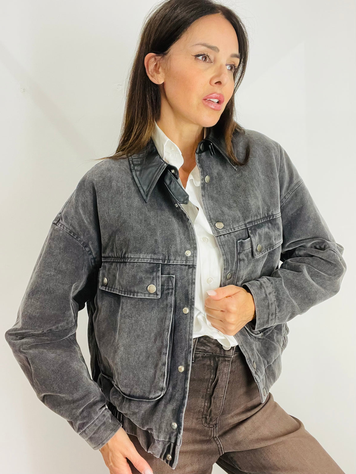 BOMBER IN DENIM