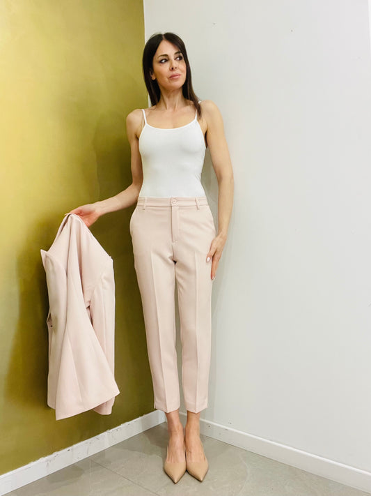 PANTALONE SIGARETTA ROSA