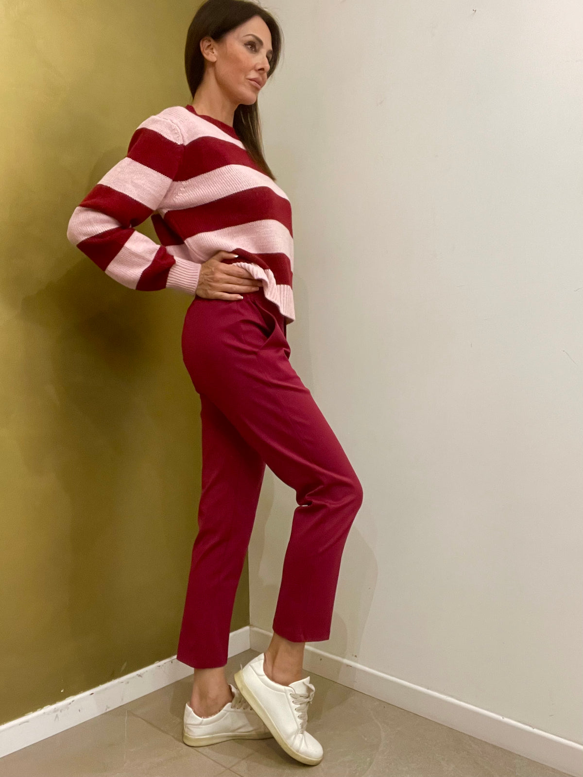 PANTALONE SIGARETTA IN PUNTO MILANO