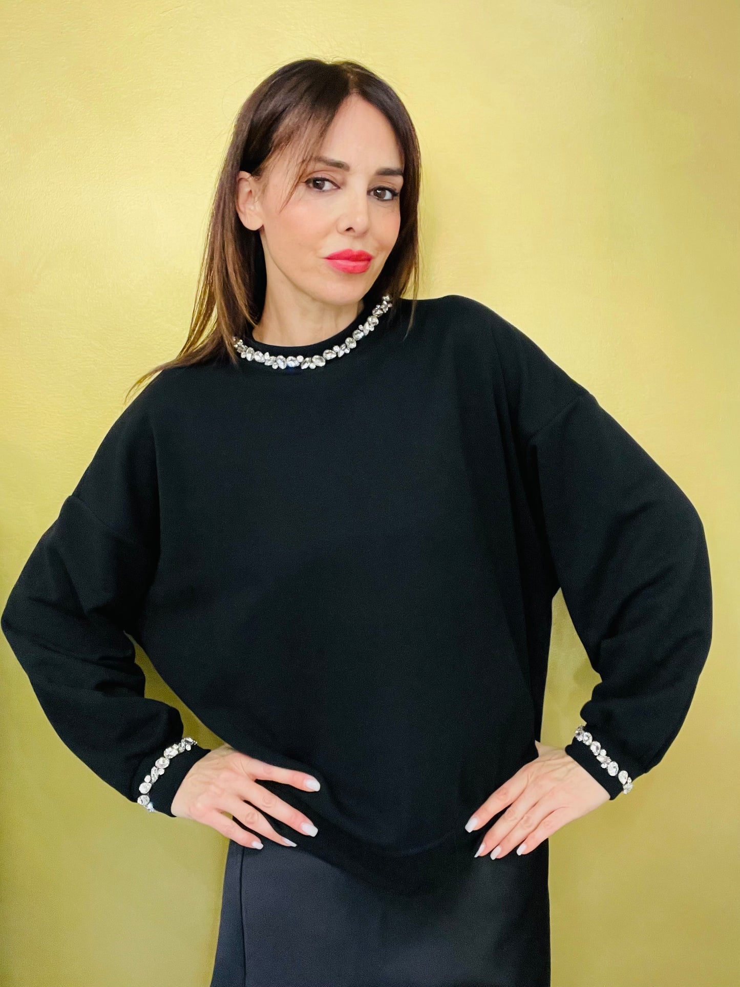 FELPA TUTA DIAMANTI
